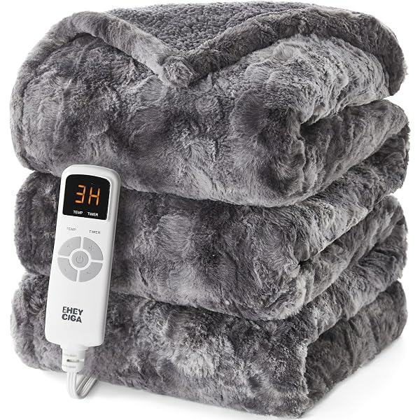 Cover of EHEYCIGA Electric Heated Throw Blanket